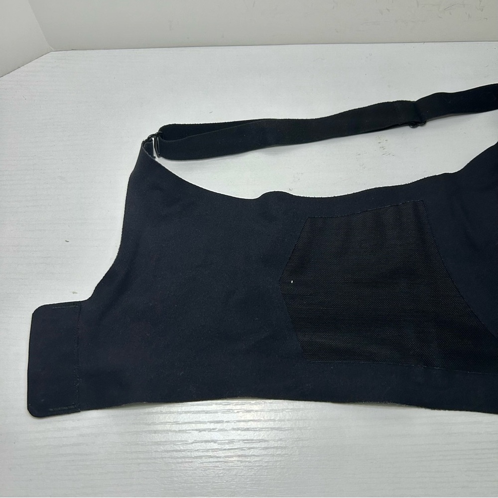 Women's Wire Free CrossOver Black Mesh Bra Size 1X - Picture 15 of 16